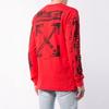 OFF WHITE Фланелевая рубашка-overshirt в клетку с принтом логотипа OMAB001R191850152010