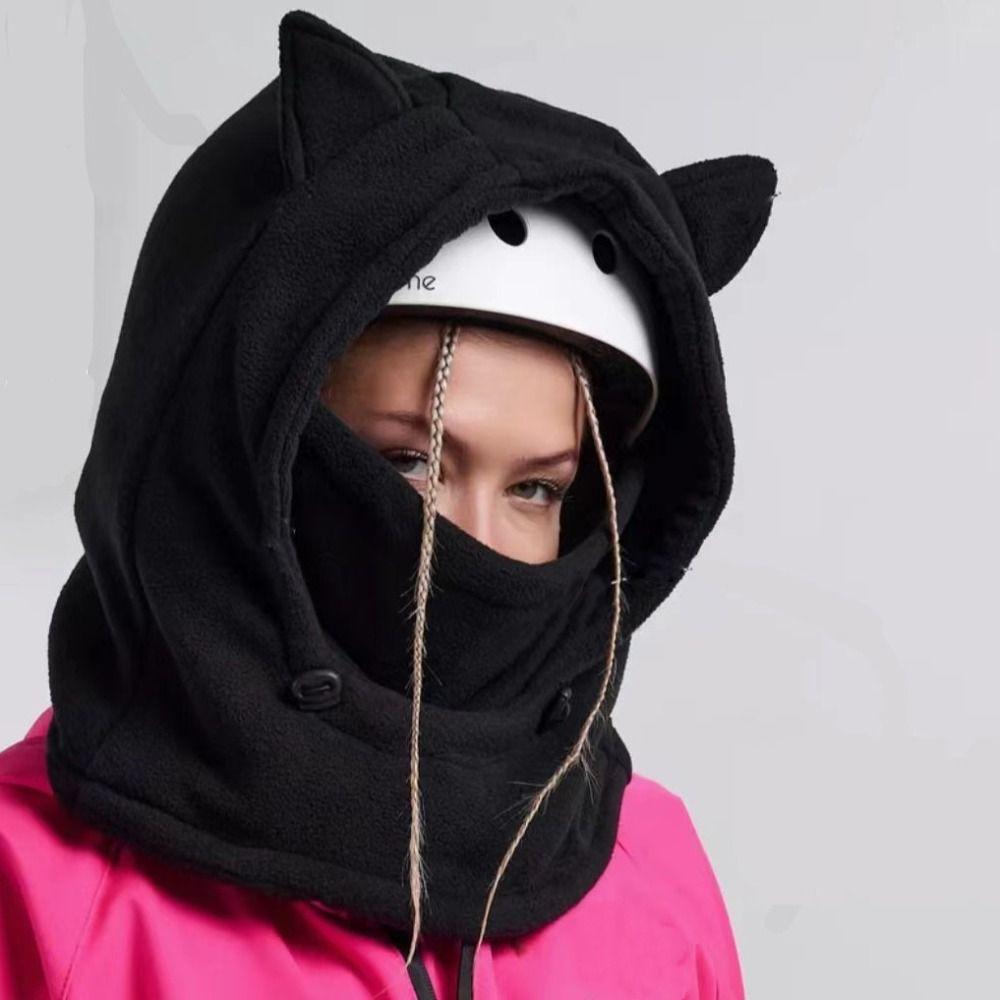 Ear Protection Ski Balaclava Windproof Snowboard Hooded Hat Motorcycle Helmet Hat Winter Sports