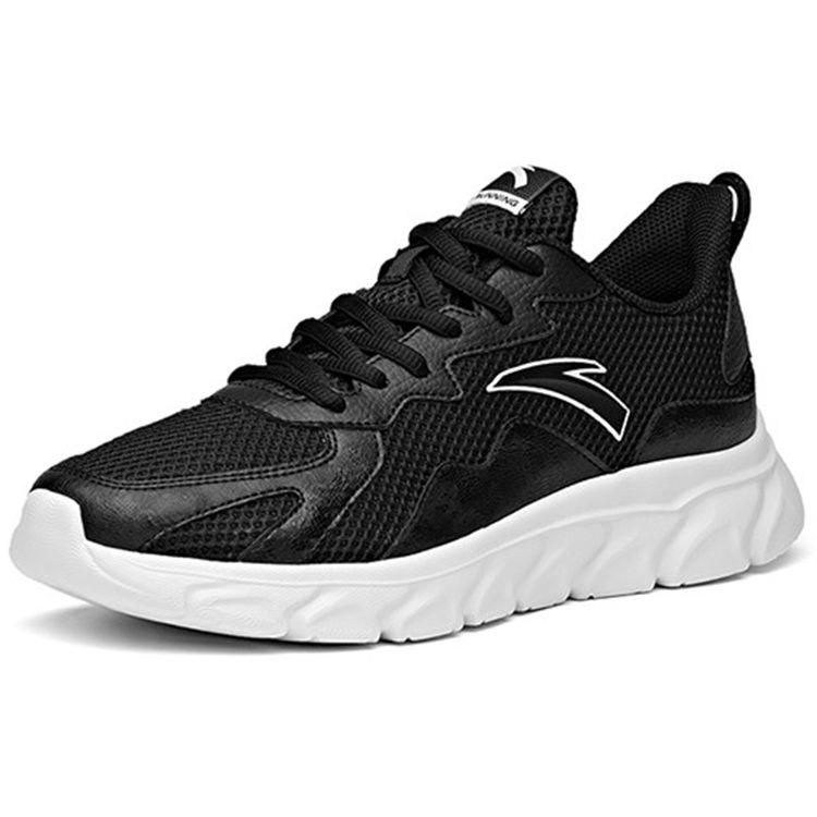 Anta Breathable Cushioning Comfortable Low-Top Sports Shoes Men Sneakers Black White 912125570-3