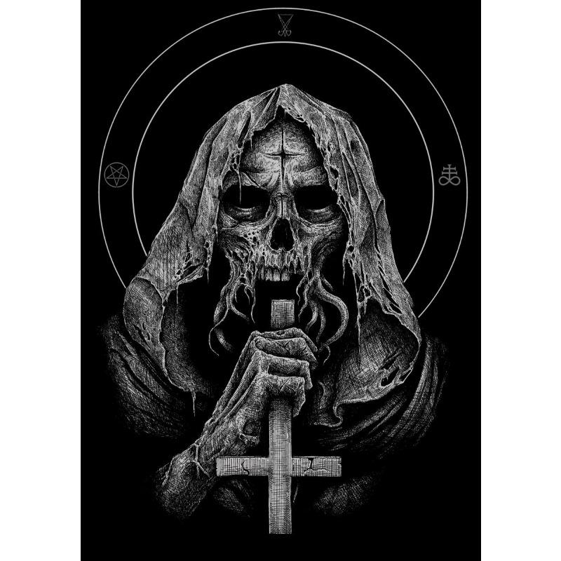 Готический Сатанинский Постер Демон Люцифер Готический 666 Сатана Бафомет Холст Картина Настенное Искусство Картина для Гостиной Домашний Декор