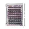 Natural-Look 30D Dense Ten-Row DIY Cluster False Eyelashes - Lightweight & Curled for Easy Grafting