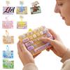 Fidget Toy Keychain 26-Key Keyboard Toy, Cute Cartoon Clicky Clicker with Sensory for Anxiety Keychain, Backpack Charm Pendant Stress Relief,