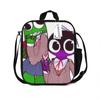 Cartoon Printed Portable Lunch Bag, Primary And Secondary School Student Bento Bag, Cartoon Thermal Insulation Bag, Ice Bag, Satchel, New.