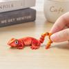 Миниатюрная игрушка, напечатанная на 3D-принтере, с подвижными суставами. Артикулированная фигурка для коллекционеров.