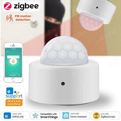 Умный датчик движения ZigBee PIR eWelink APP Мини-детектор присутствия человека Защита безопасности для домашнего помощника Zigbee2MQTT