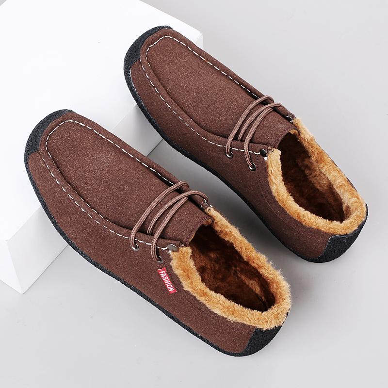 TUINANLE Мужская теплая зимняя обувь, высококачественные мокасины, повседневная обувь, туфли на плоской подошве, мужская обувь для вождения