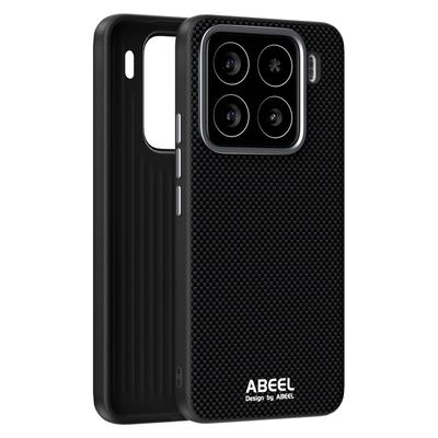 ABEEL Чехол для Xiaomi 15, совместимый с MagSafe, напечатанный ПК, ТПУ, алюминиевый сплав, кожаный чехол для телефона