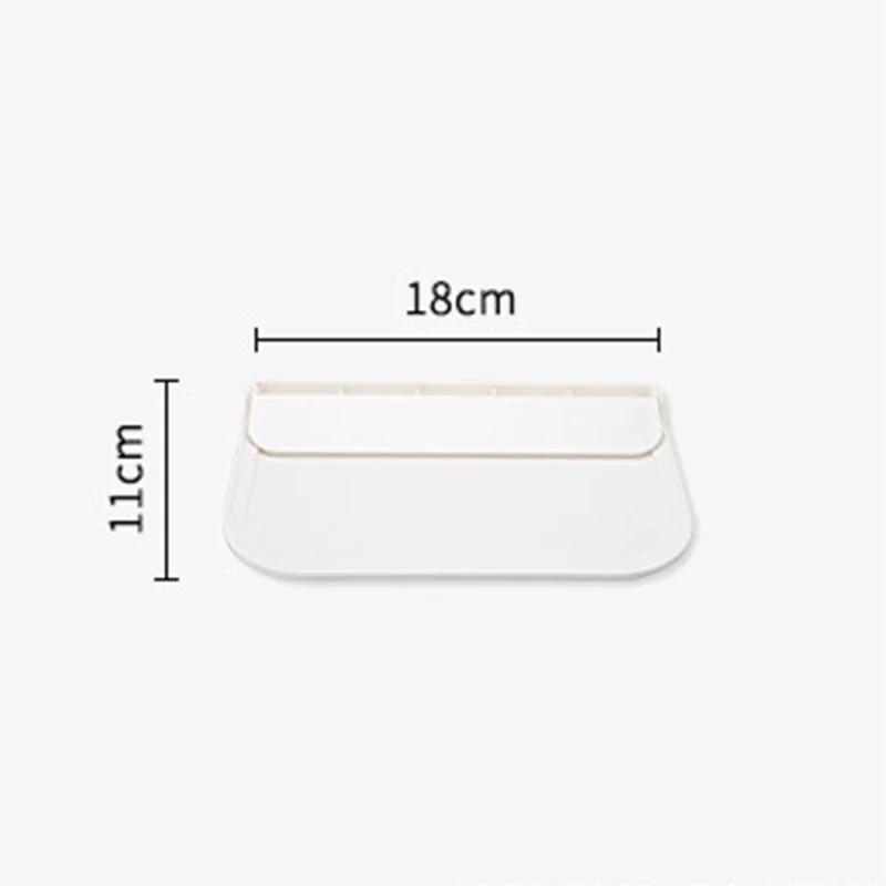 Складная настенная полка, экономящая место, складная стойка для хранения, держатель для телефона без перфорации, лоток для хранения маршрутизатора Wi-Fi, органайзер для ванной комнаты