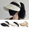 Anti UV Summer Wide Brim Sunhat Korean Style UV Protection Visors Woman's Sunshade Hat  Outdoor