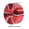 Precise Calibrated 1.0mm Air Cored Copper Inductor for Auditory Crossover Systems with ±5% Inductance Error Control