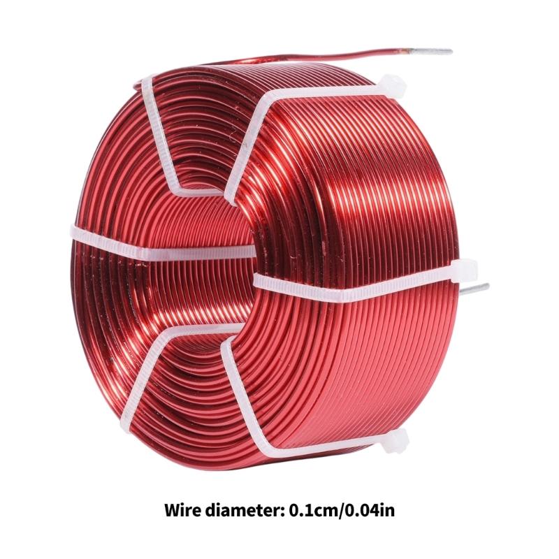 Precise Calibrated 1.0mm Air Cored Copper Inductor for Auditory Crossover Systems with ±5% Inductance Error Control