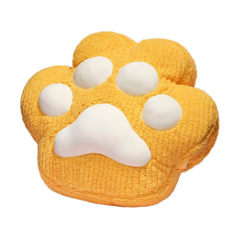 Мультяшная подушка-плед в виде кошачьей лапы, плюшевая игрушка, кукла в виде кошачьей лапы, подушка для дома и дивана, подушка-плед для девочек для перерыва на обед