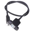 USB 2.0 Тип B Мужской и Тип B Женский Удлинительный кабель принтера с креплением на панели