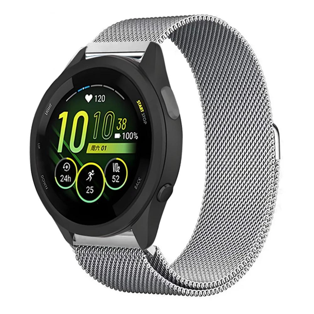 20 мм 22 мм Миланский ремешок Для Garmin Forerunner 165 55 645 265 965 255/Active 5/Vivoactive Аксессуары браслет Garmin Venu 3