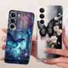 6.67" Мягкий прозрачный силиконовый чехол для телефона Realme C71 Global RMX5303 Чехол с рисунком Мультяшный кот Дракон Цветок Бабочка