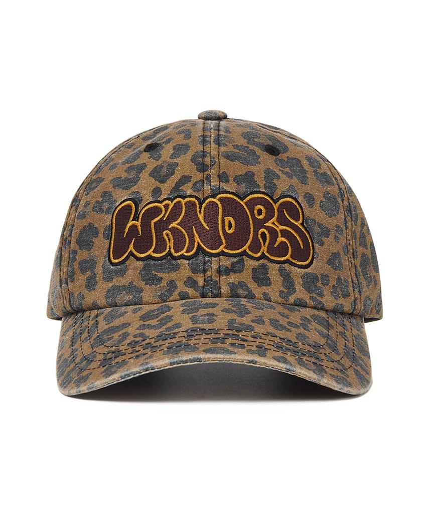 Кепка с логотипом WKNDRS в стиле граффити (коричневый)