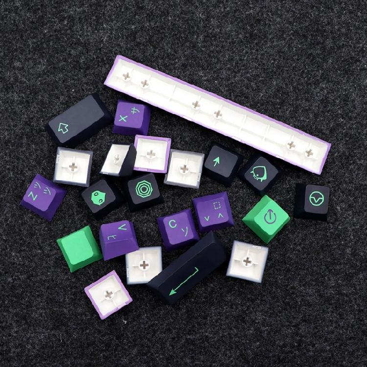 PBT Dye Sub Keycaps 146pcs Cherry Profile EVA Keycap Set for Gaming Mechanical