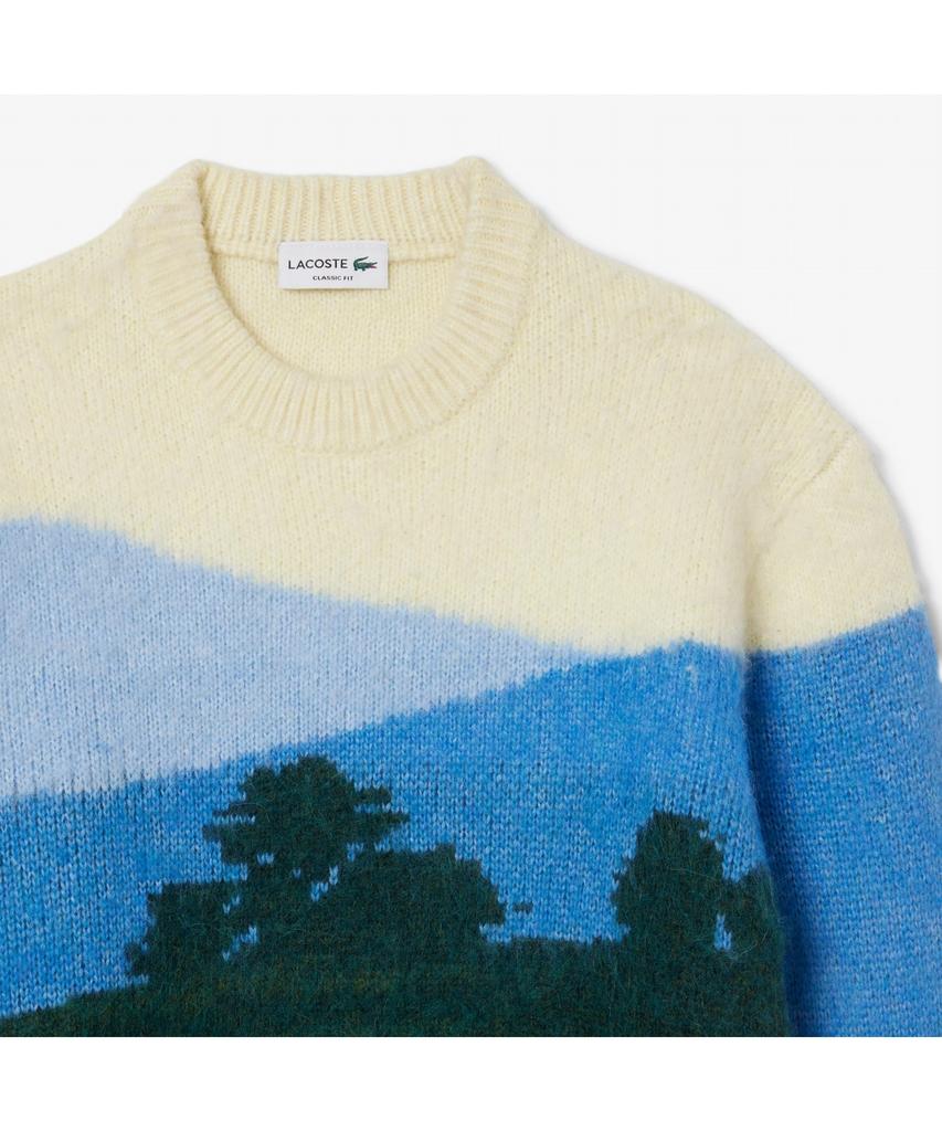 LACOSTE Men'S Holiday Jacquard Sweater Ah5945-55N 9Ik