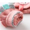 Перчатки с откидной крышкой до половины пальцев, милые детские перчатки с героями мультфильмов, зимние теплые вязаные перчатки для детей, мальчиков и девочек, От 1 до 5 лет, аксессуары для малышей