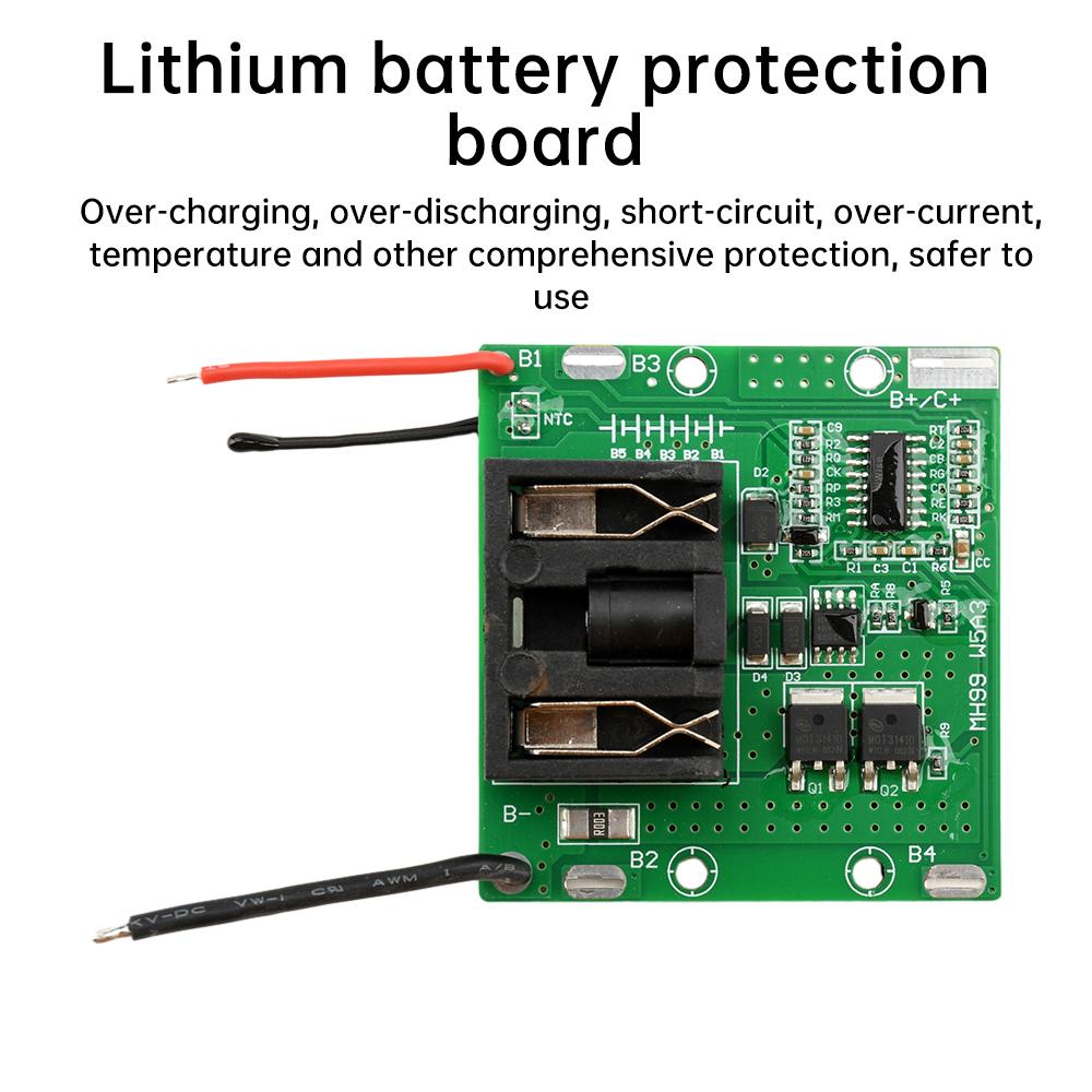 Mini 5S 20A 18V 21V Li-ion Battery Charge Board Temperature Protection Battery Charge Board Overload Protection