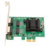 TXA108 82571 2 RJ45 Port Gigabit Network Card PCI Ex1 to 2 RJ45 10 100 1000Mbps Server Network Card for Desktop PC