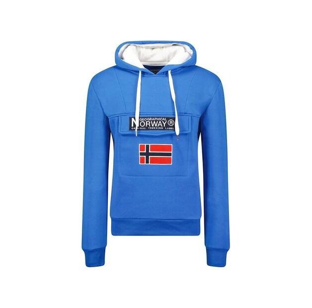 Толстовка Geographical Norway WW6115H/GN-Royal Blue / White