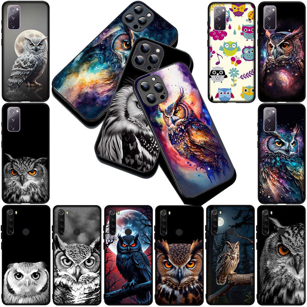 Wallpaper Owl Bird Silicone Phone Cover for Apple iPhone 17 Air 12 13 Pro Max Mini ProMax 7 + 8 Plus Soft Case