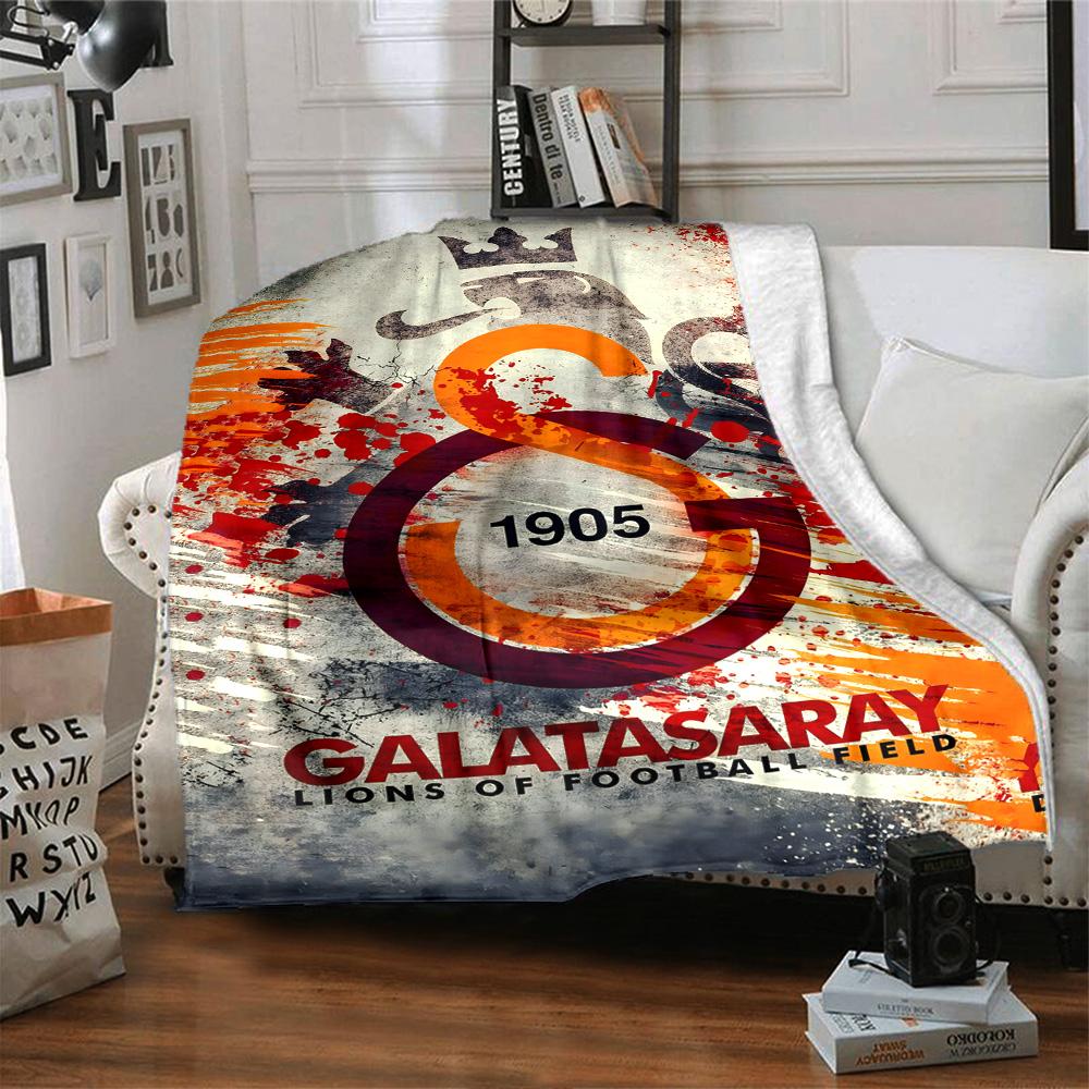 Aslanlar Gs Blanket Comfortable Suitable for Seaside Bed Office Chair for All Seasons Warmthful Decor Unique Gift for Family and Friends Camping