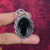 Silver Sheen Obsidian Jewelry, 925 Solid Sterling Silver Pendant Handmade Gemstone Jewelry, Gifts For Wife Brand New Pendant