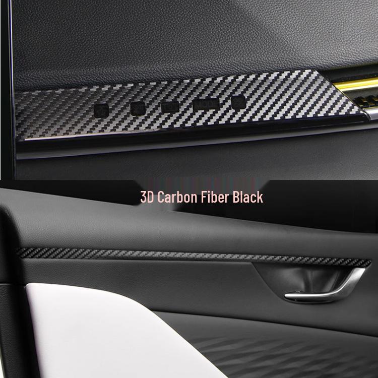 Carbon Fiber Wrap Interior Trim Kit: Fits 22 Beijing Cube Models - Console, Gear, and Door Panels