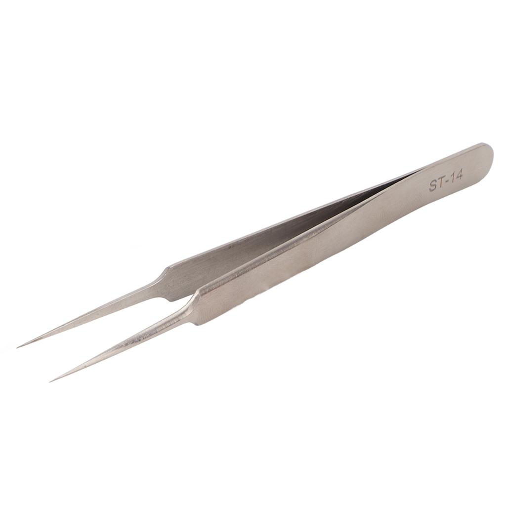 Stainless Steel Tweezers Professional Prevents Magnetic Hardened High Elasticity Accuracy Tweezers