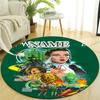 Personalized W-Wizard Round Chair Office Rug - Perfect for Mat, Office Chair & More - Ideal Gift for Birthdays and Holidays