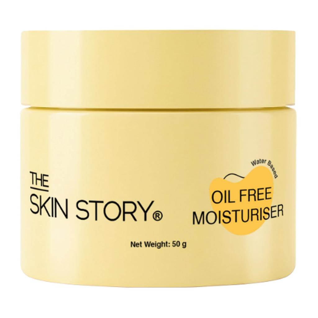 The Skin Story Увлажняющий крем-гель без масел с 2% ниацинамида | Легкий гель-крем для сияющей и увлажненной кожи | Быстро впитывающаяся, нежирная формула | Для жирной