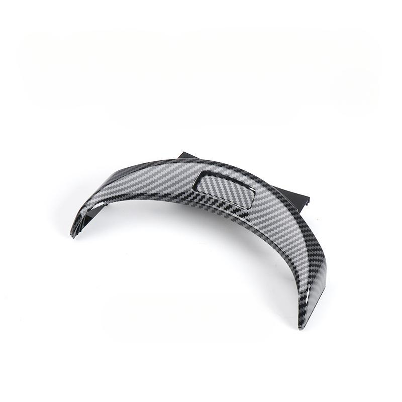 2056803407 200mm Car Center Console Armrest Cover Button, Silver Carbon Central Storage Box Switch for Mercedes BENZ C Class W205 C300 C400 GLC W253