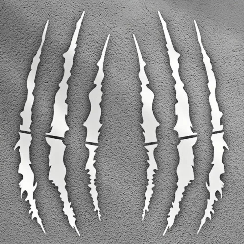 Наклейки на мотоцикл «Коготь демона», закрывающие царапины, наклейки на шлем для самостоятельной поклейки, виниловые наклейки на автомобиль сплошного цвета, украшение транспортного средства