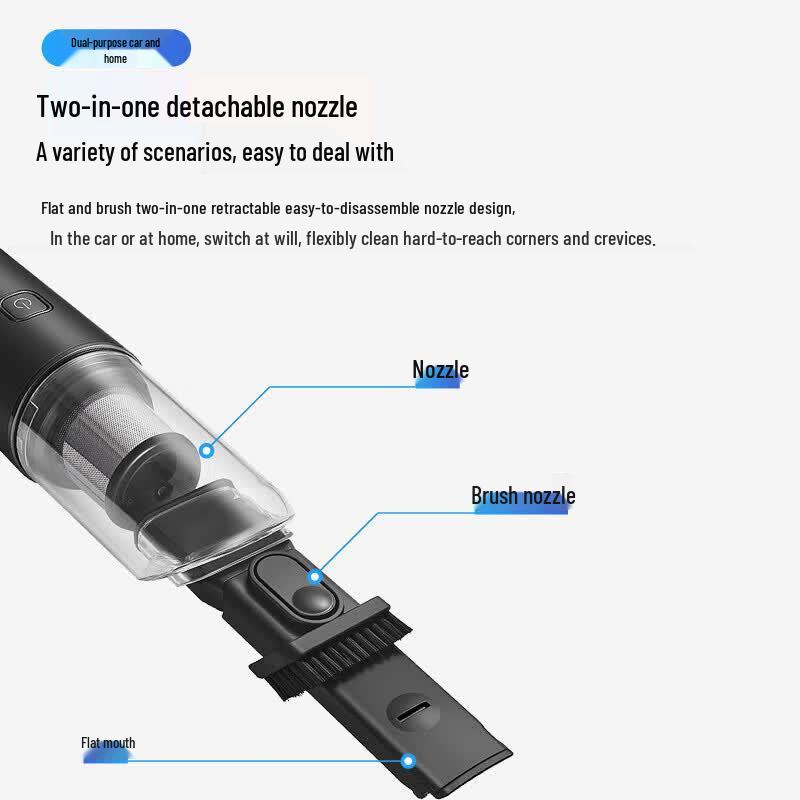 Panasonic Портативный беспроводной ручной автомобильный пылесос, штекер CN (адаптер в комплекте)