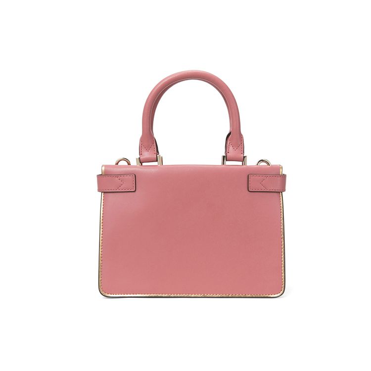 Michael Kors Татьяна Минималистичная Однотонная Элегантная Сумка-тоут с Замком Открытая Сумка через Плечо Женские сумки Розово-Розовый 30H8TT0S5K-ROSE