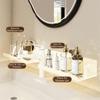 Suction Cup Kitchen Floating Shelf Organizer No-Drill Large Capacity Bathroom Display Shelves Waterproof Rustproof