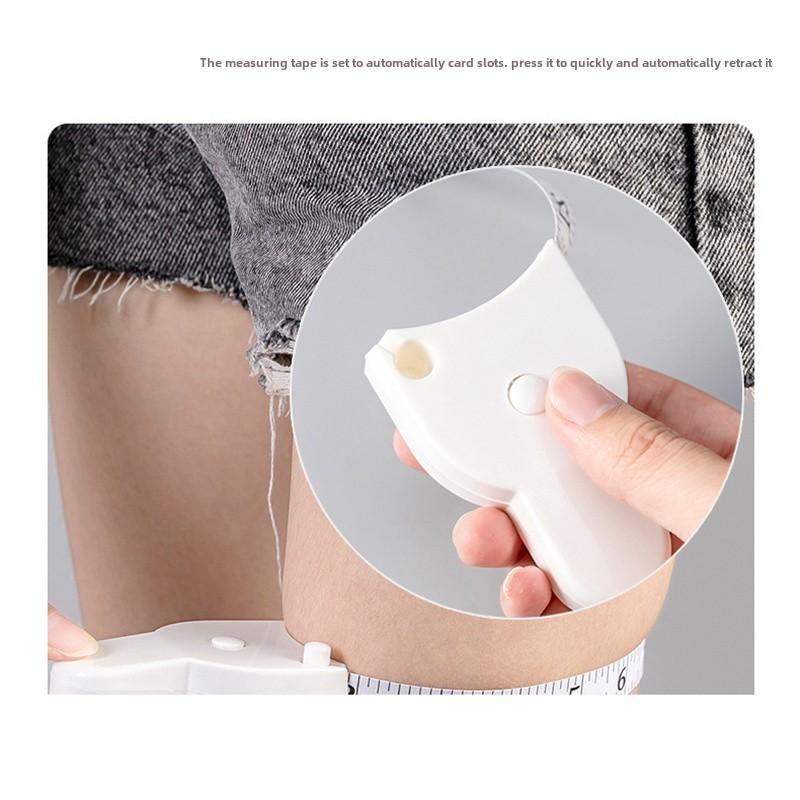 Автоматическая телескопическая лента для измерения тела 150 см/60 дюймов, швейная линейка, инструменты, самоубирающаяся, для похудения