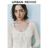 UR 2025 Summer Ruffled Knit Cardigan
