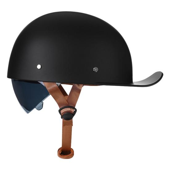 Винтажный мотоциклетный шлем для езды на велосипеде, катания на роликах, бейсболка с открытым лицом, легкий шлем для мужчин и женщин, велосипедный скутер, полушлем