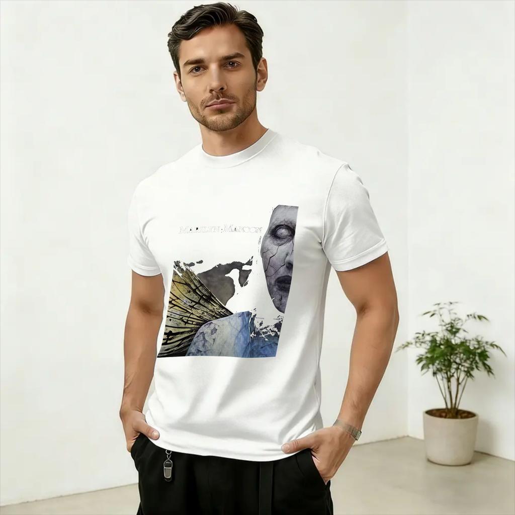 Streetwear TShirt Beach Marilyn Unisexson Band Holy Wood T Shirts Cotton Tee Shirt for Unisex Cheap Print Short Sleeve Top Tees
