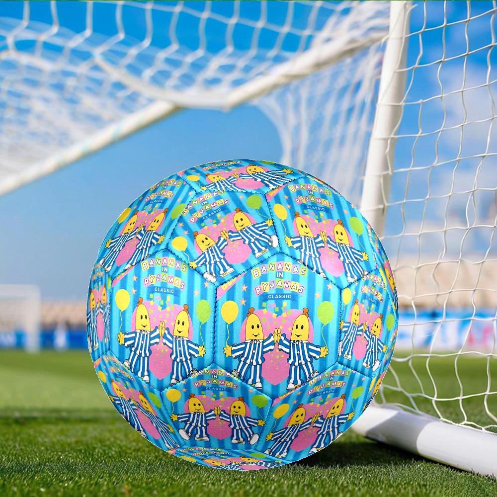 Bananas In Pyjamas Classic Size 5 Soccer Ball, Suitable for Training and Matches, High-Elasticity, Wear-Resistant Material Gift for Fan