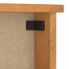 Wieszak Ścienny Na Ubrania Sandnes 45X12X35Cm Drewno Lite Sosna