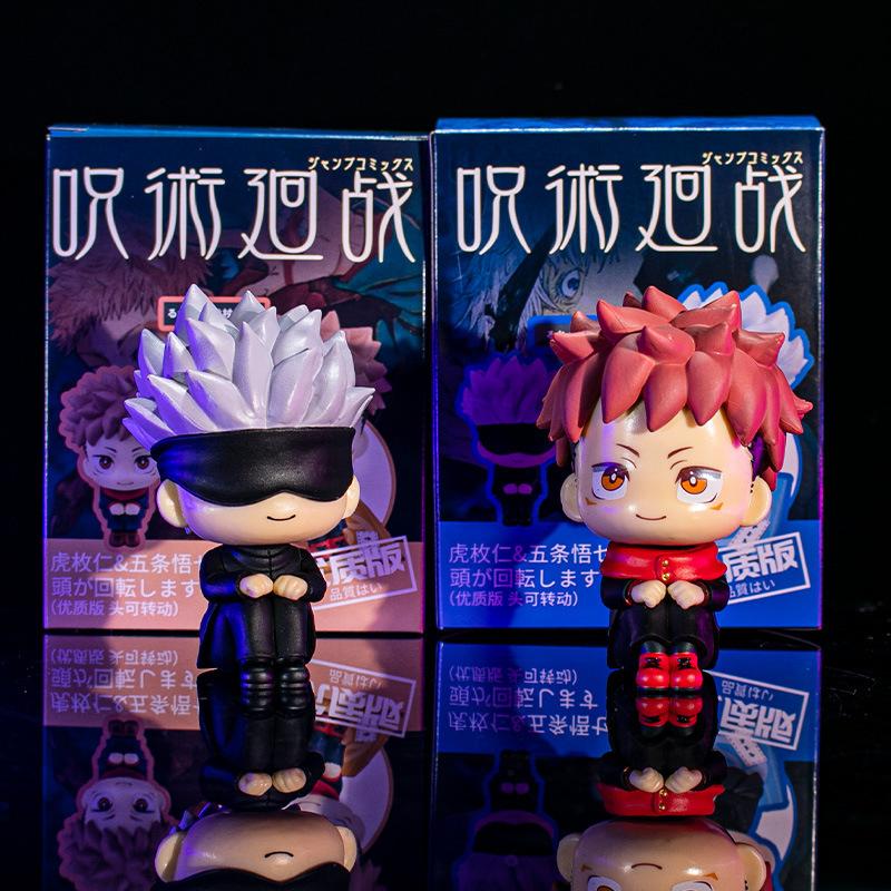 10 см Аниме Jujutsu Kaisen Фигурка Итадори Юдзи Годзё Сатору Фусигуро Мегуми Кугисаки Милая Игрушка ПВХ Модель Фигурка Действия Подарок для Детей