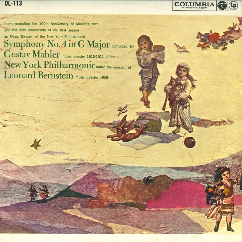 LP Record LEONARD BERNSTEIN, NEW YORK PHILHAR - Mahler: Symphony No. 4 In G Major OL113 COLUMBIA Japan Classical Used