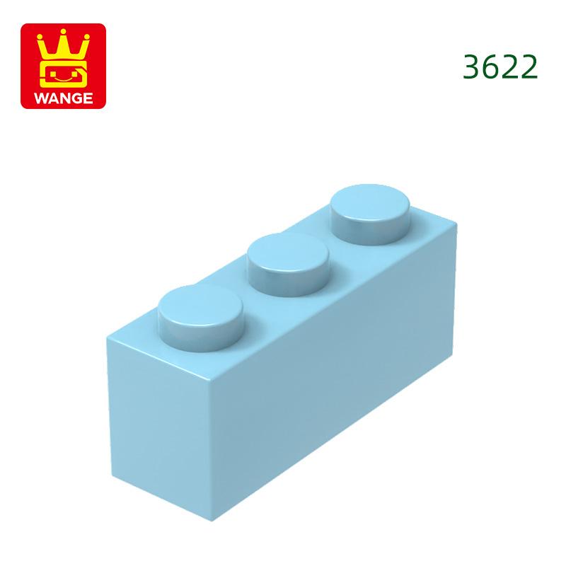 Нетоксичный 85 шт./лот 3622 1x3 точки Строительный блок Moc Классические аксессуары Совместим с Кирпич Детские игрушки Подарочная коробка