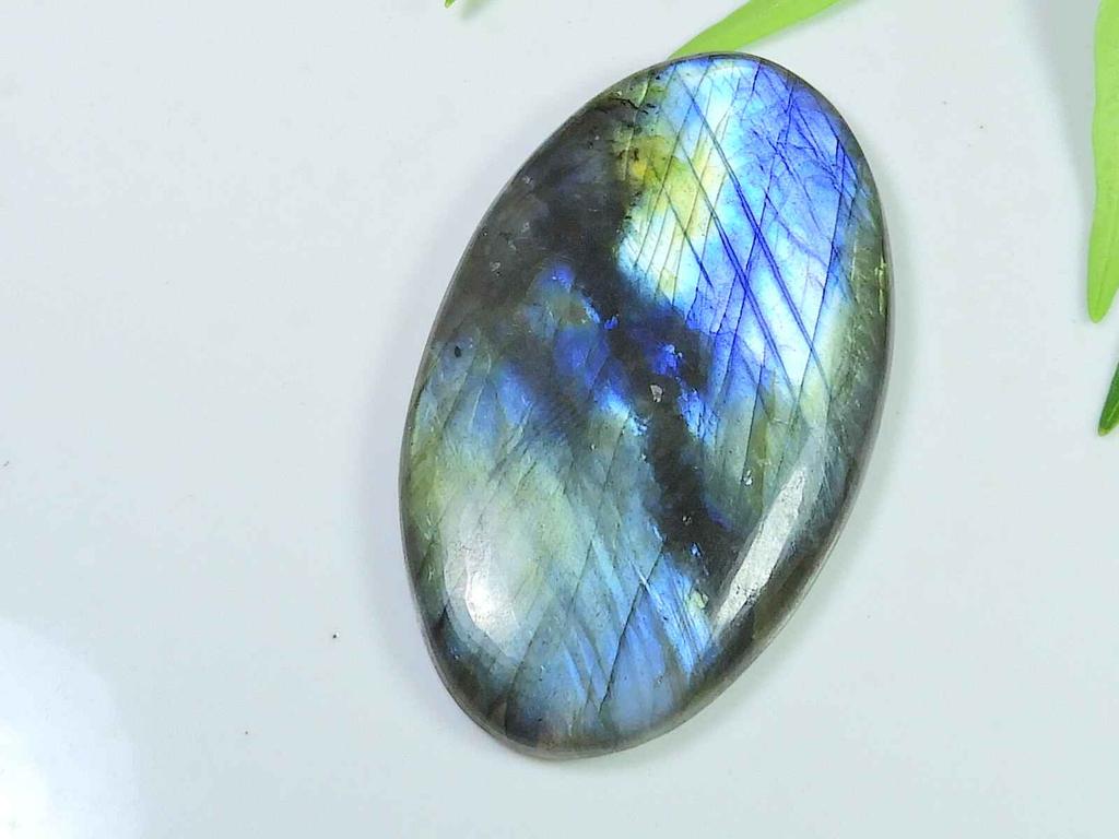 31x54MM Multi Fire Labradorite Oval Cabochon Loose Natural Gemstone 100Cts. SK-3966