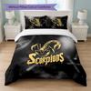 Scorpions Print 3Pcs Bedding Set Duvet Cover With Two Pillowcases Soft Bed Linen For Household Bedroom