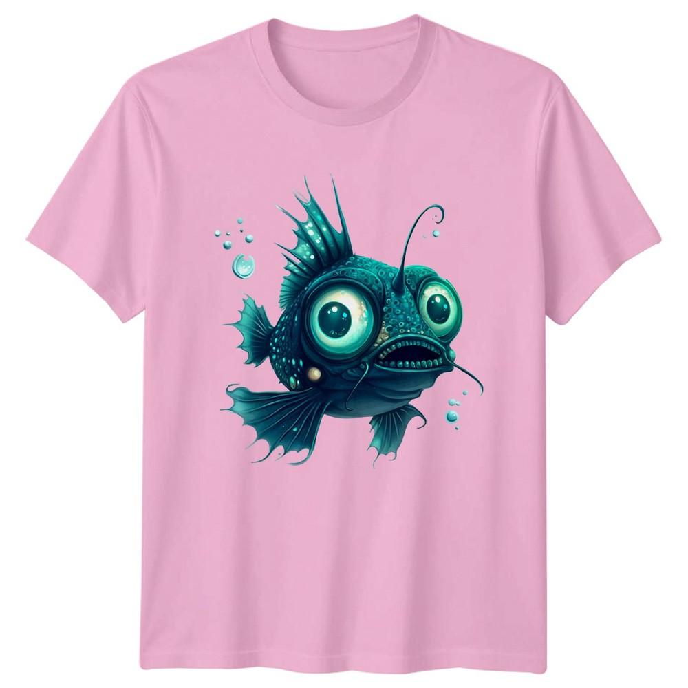 Cute Anglerfish TShirt Marine Life Nature 2026 Birthday Gift For Him And Her